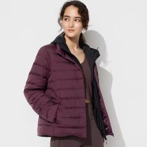 Uniqlo Ultra Light Down Jacket NWT Size M Wine/Maroon